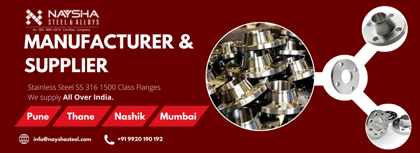 stainless steel 316 1500 class flanges banner